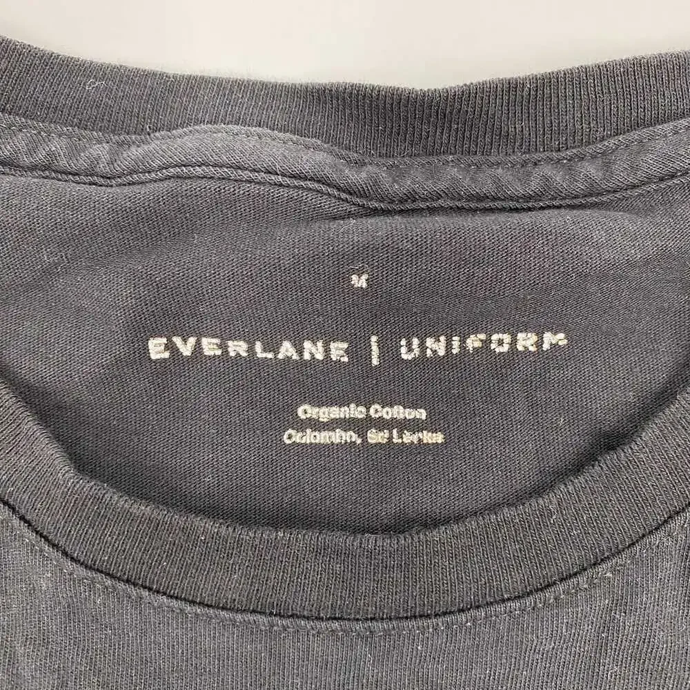 Everlane Black Short Sleeve Tee | Cotton Regular M Men’s - Picture 3 of 6
